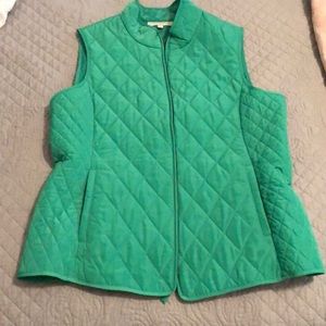 Talbot’s women’s vest in green